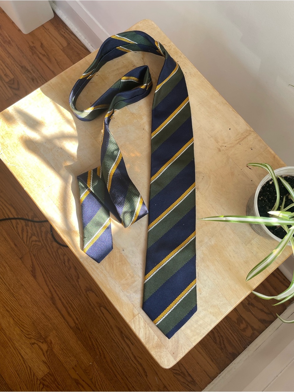 Striped Silk Necktie (Made in Italy)